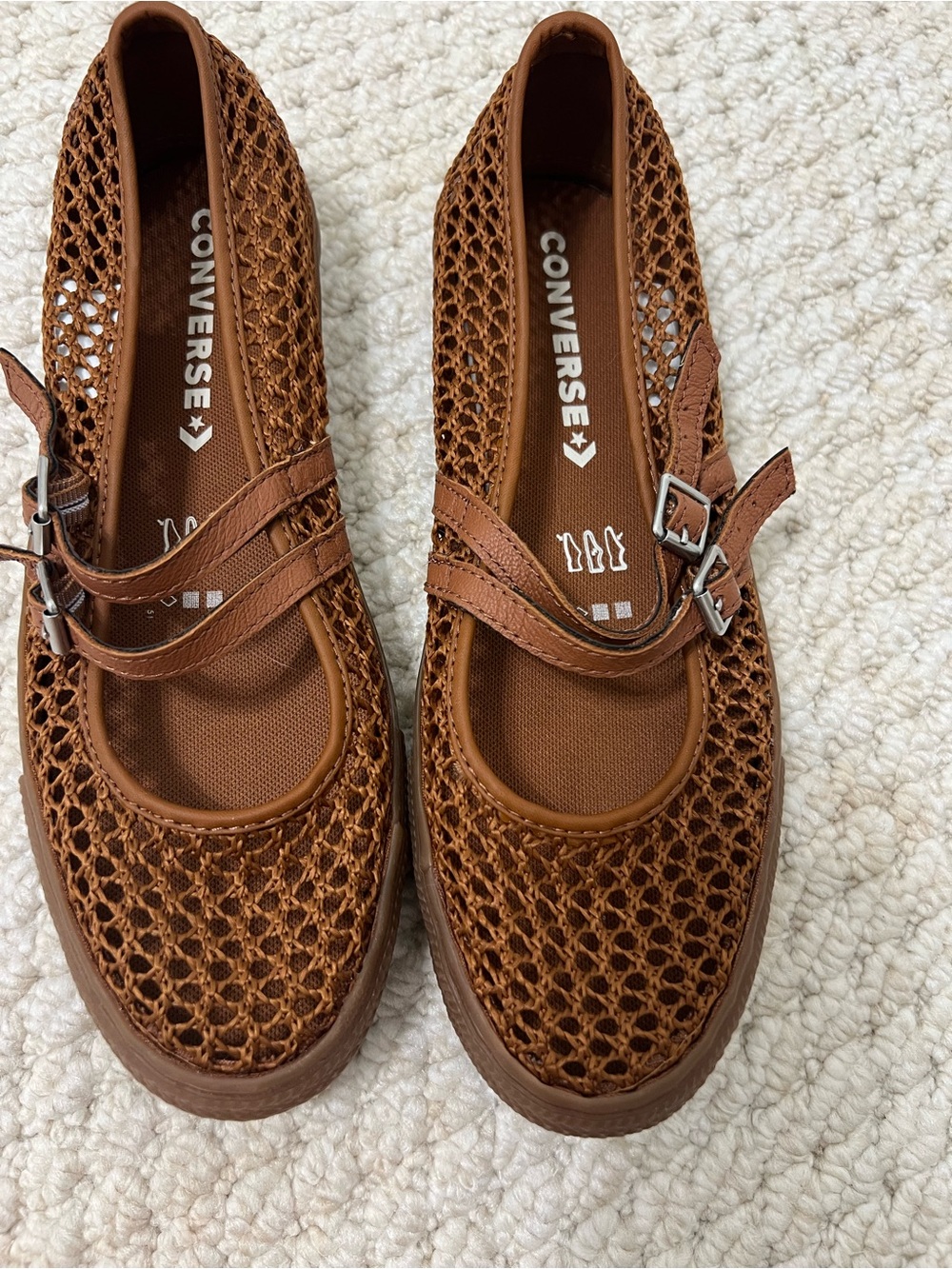 Converse Woven Mesh Mary Jane Ballet Flats Women’s 9.5
